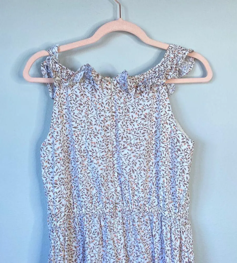 GAL MEETS GLAM Rue Floral Jumpsuit in Pearl Size 8 Summer Lightweight Classy - Image 7