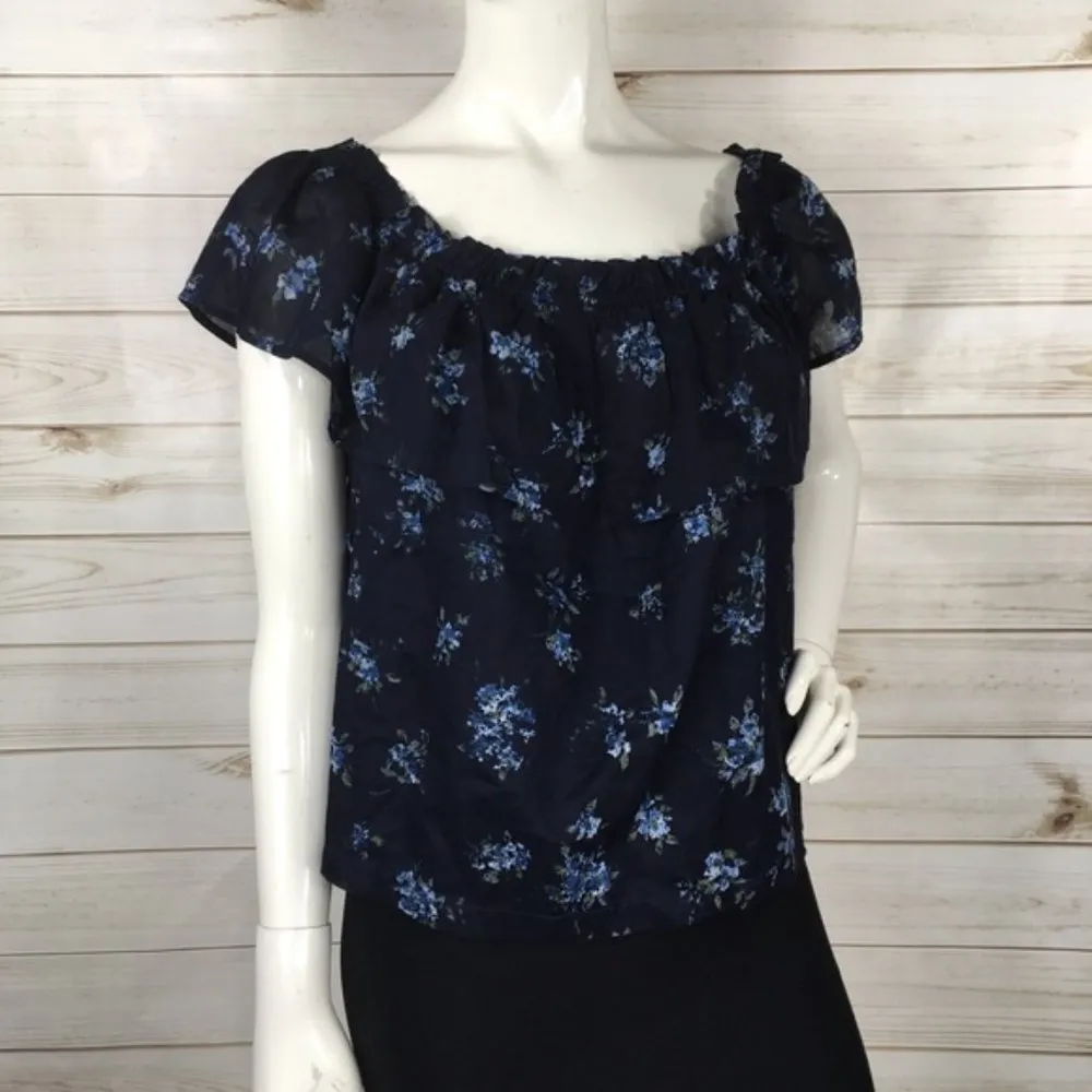 Current Elliot Off the Shoulder Floral Top - Image 6