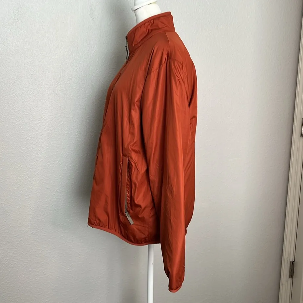 Everlane ReNew Reversible Fleece Jacket Orange Size Large - Image 4