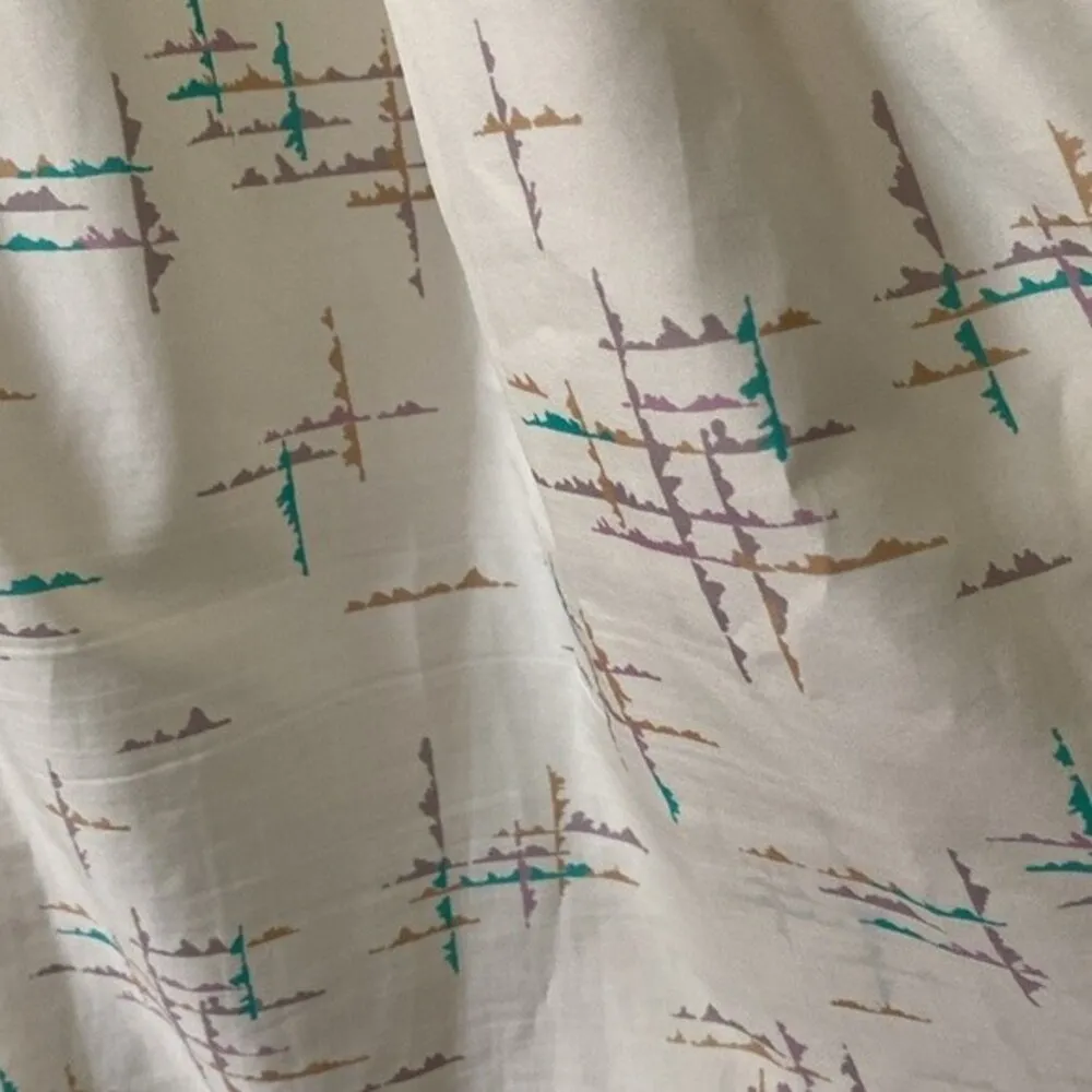 Vintage Jordashe “missy” faux wrap dress.  Totally rad. Size L - Image 8