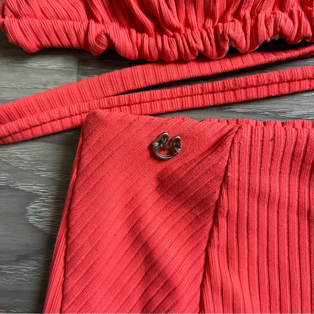 Maaji  Reversible Bikini Set with Triangle Top and High-Waisted Bottoms - Image 9