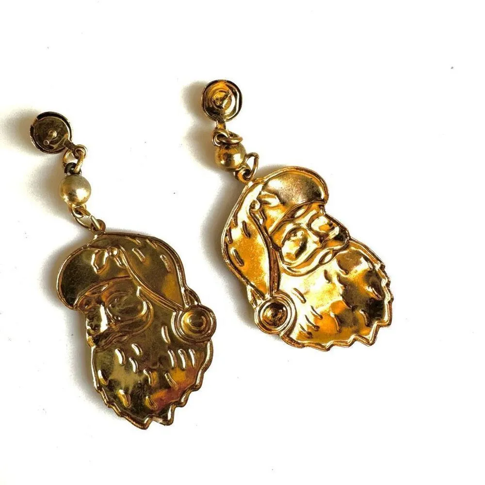 Vintage Santa earrings - Image 8