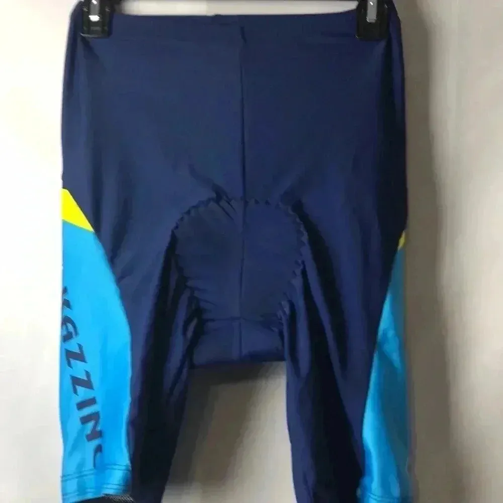 ASTANA PADDED CYCLING SHORTS UNISEX Blue Size 26 - Image 2