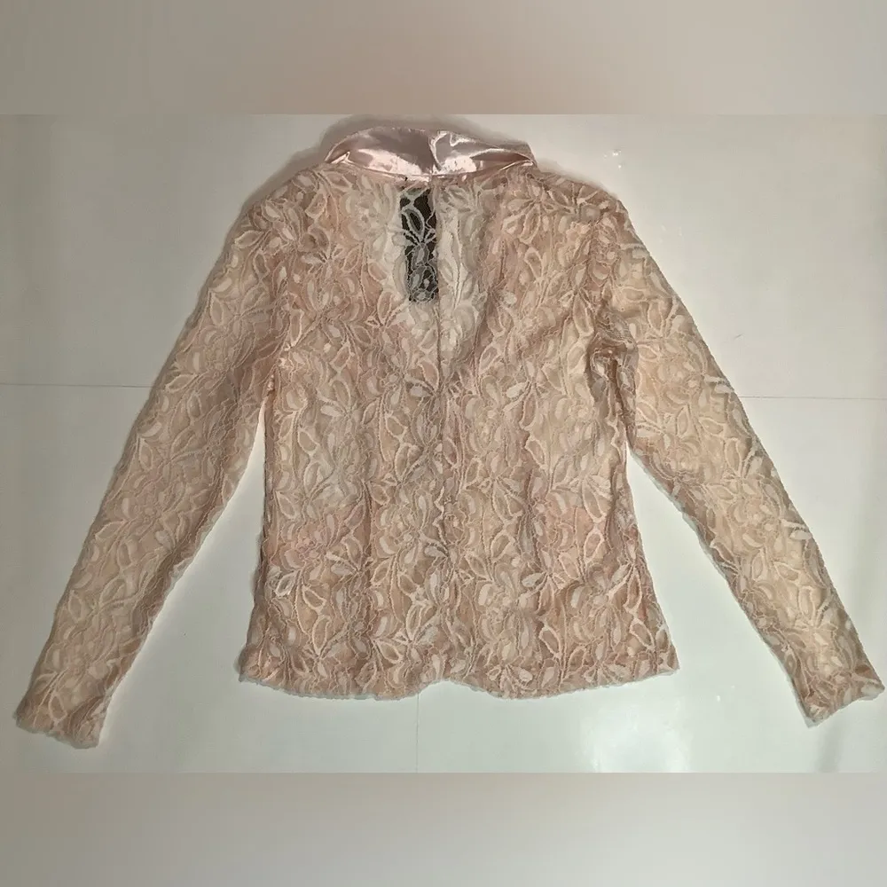 Allegra K Lace Blazer - Light Pink - Image 5