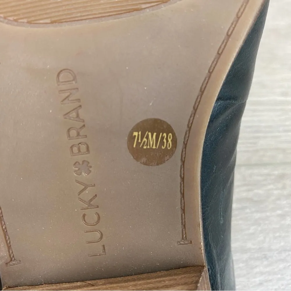 Lucky Brand Black Leather Margrete Mule Sz.7.5 - Image 10