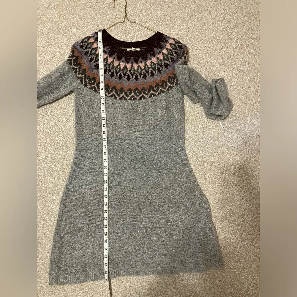 Maurices Fairisle Print Sweater Dress Womens Size Small - Image 13