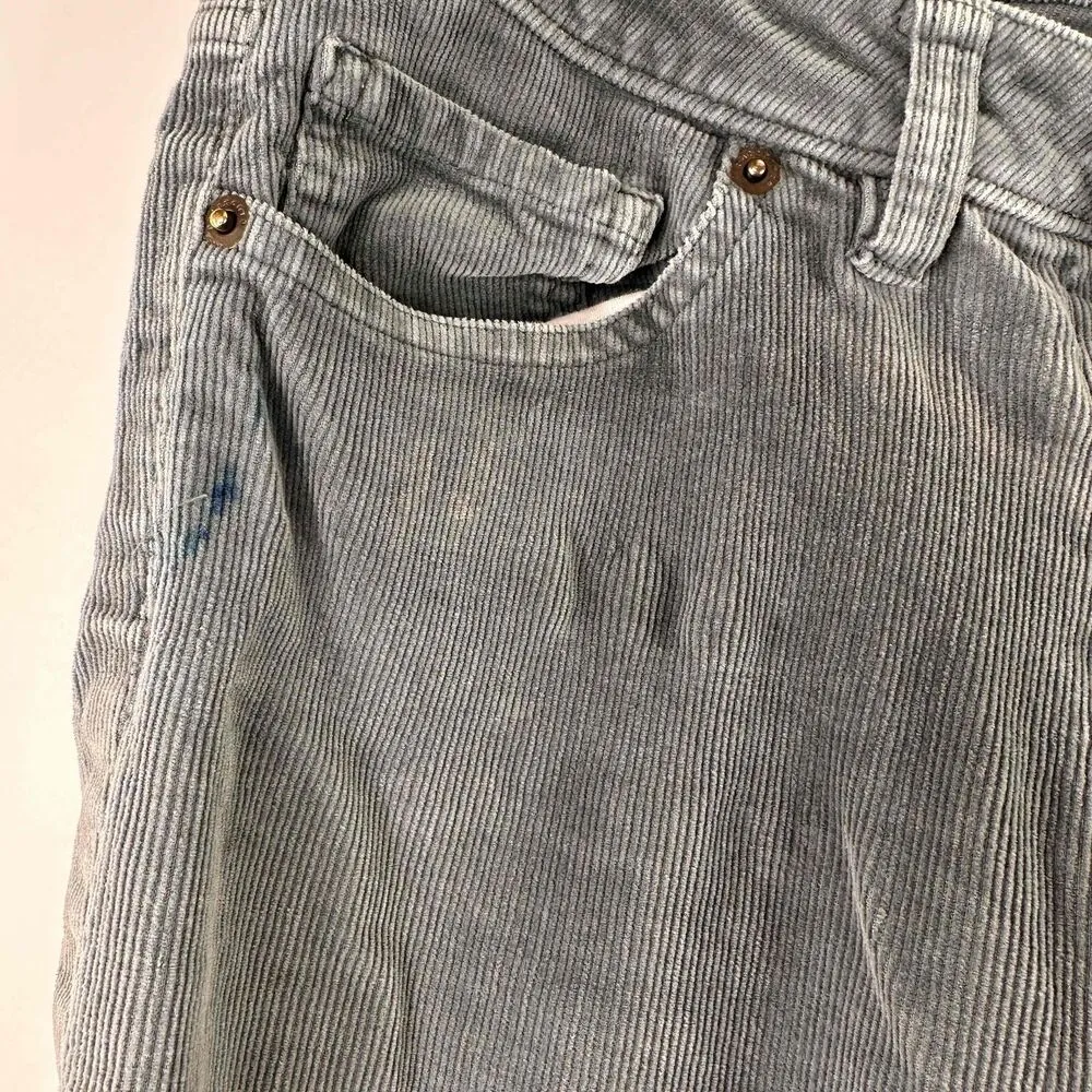 Patagonia Gray 5-Pocket Corduroy Fitted Pants Straight Jeans Size 26 - Image 3