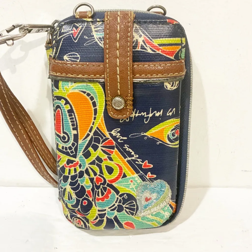 Sakroots Multicolor Floral Multi Pocket Snap Wristlet Wallet - Image 4