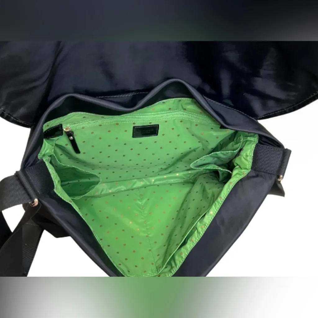 Kate Spade Black Nylon Messenger Diaper Laptop Bag - Image 3