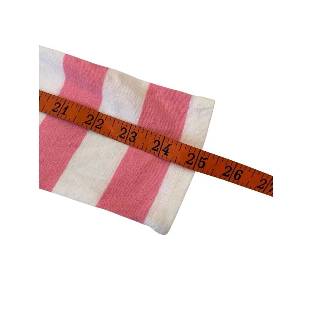 Merona The Ultimate Striped Long Sleeve T Shirt Sz Medium Everyday Preppy School - Image 11