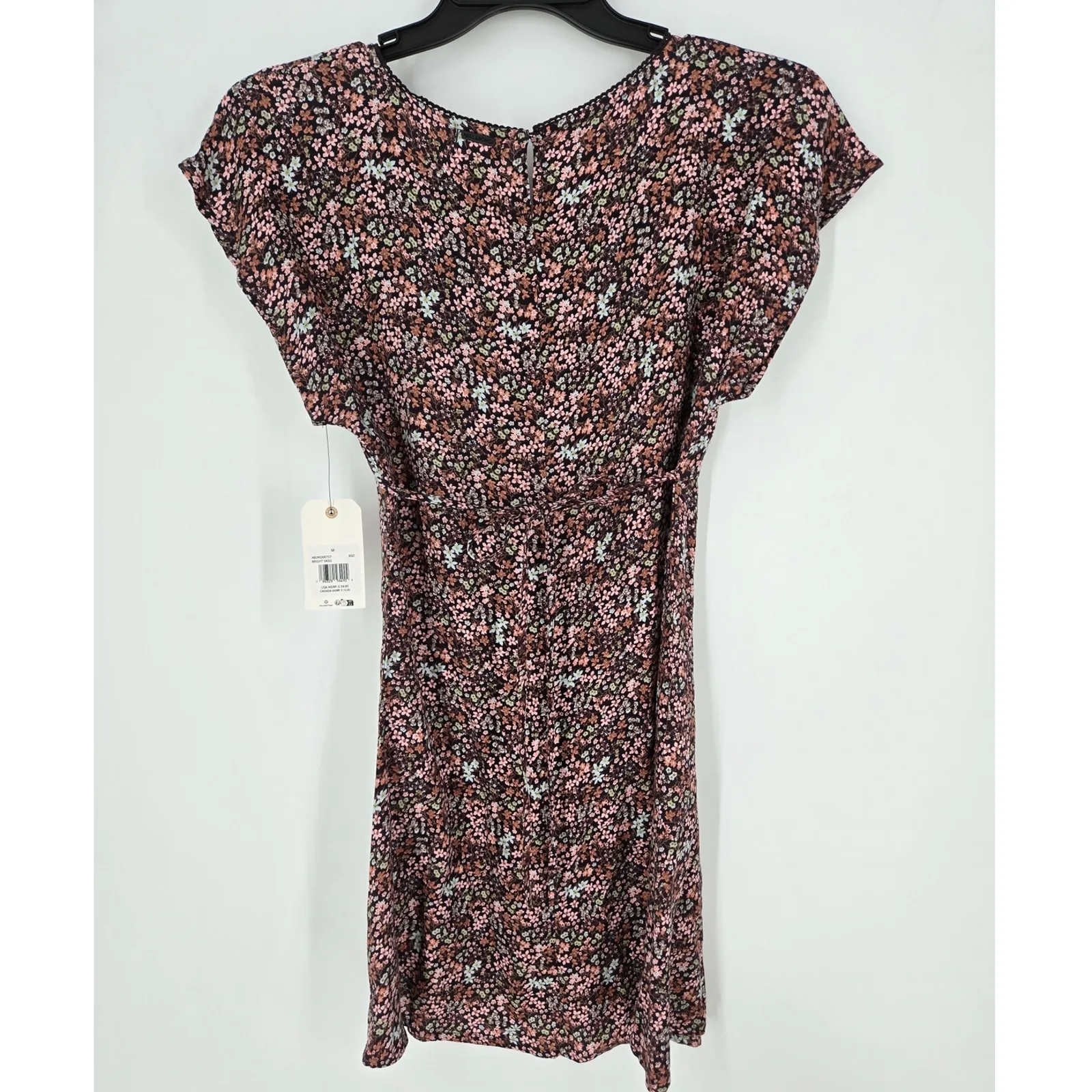 NWT Billabong Bright Skies Mini Dress Floral in Sizes XS - Image 4