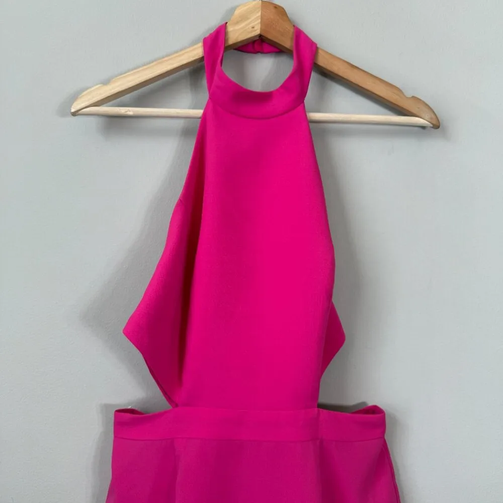 NBD x Naven Twins Begin Again Mini Dress Womens Small Rose Pink Cut Out Cocktail - Image 8