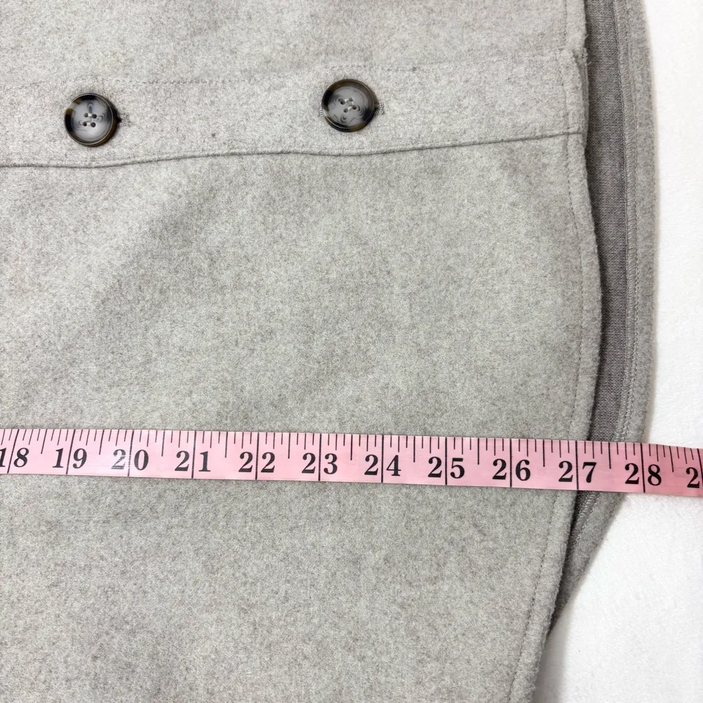 Avec Les Filles Tan Oat Melange Utility Shacket Jacket Size S - Image 7