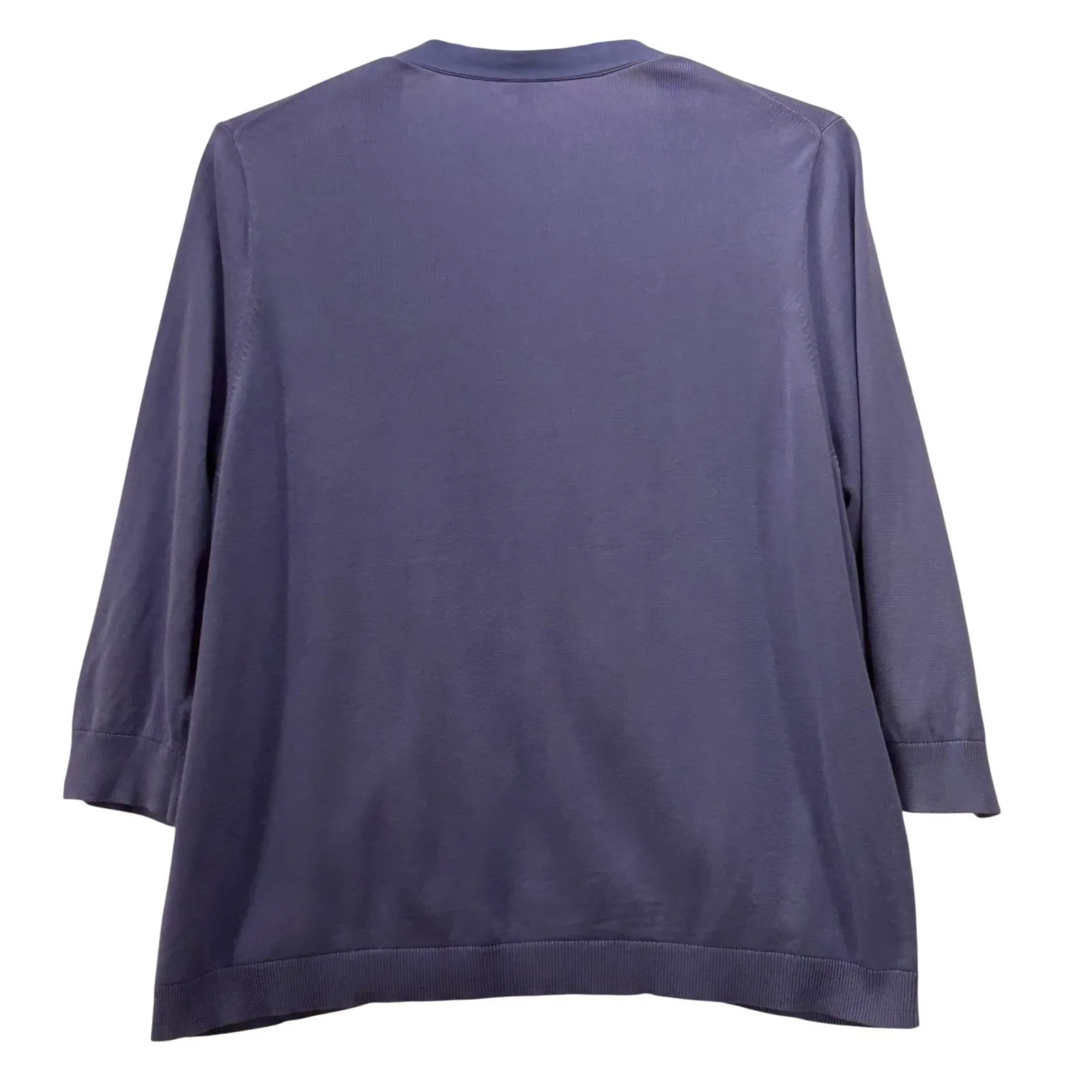 Talbots Cardigan Sweater Blue 3X - Image 2