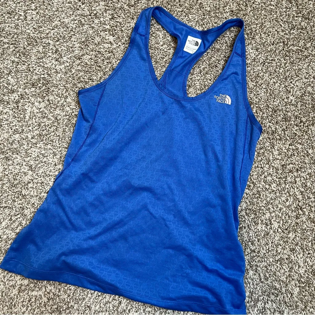 The North Face Blue Tank Top Size Large - Image 6