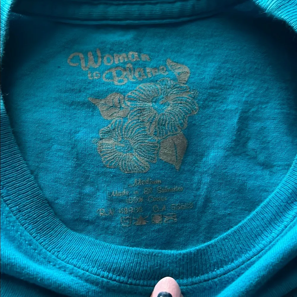 Margaritaville Women’s tee shirt from Myrtle Beach Blue - Image 2