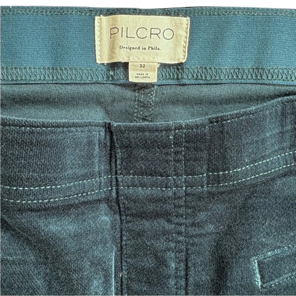 EUC Anthropologie Pilcro Retro Flare
Velvet Pants Sea Green Size 32 - Image 5