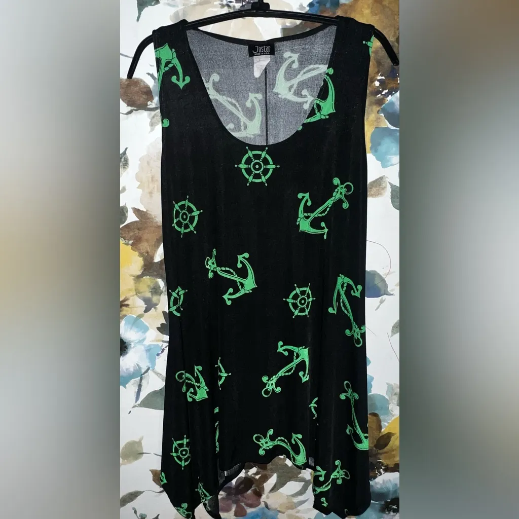 Y2K shark bite Tunic Tank Black Size M - Image 2