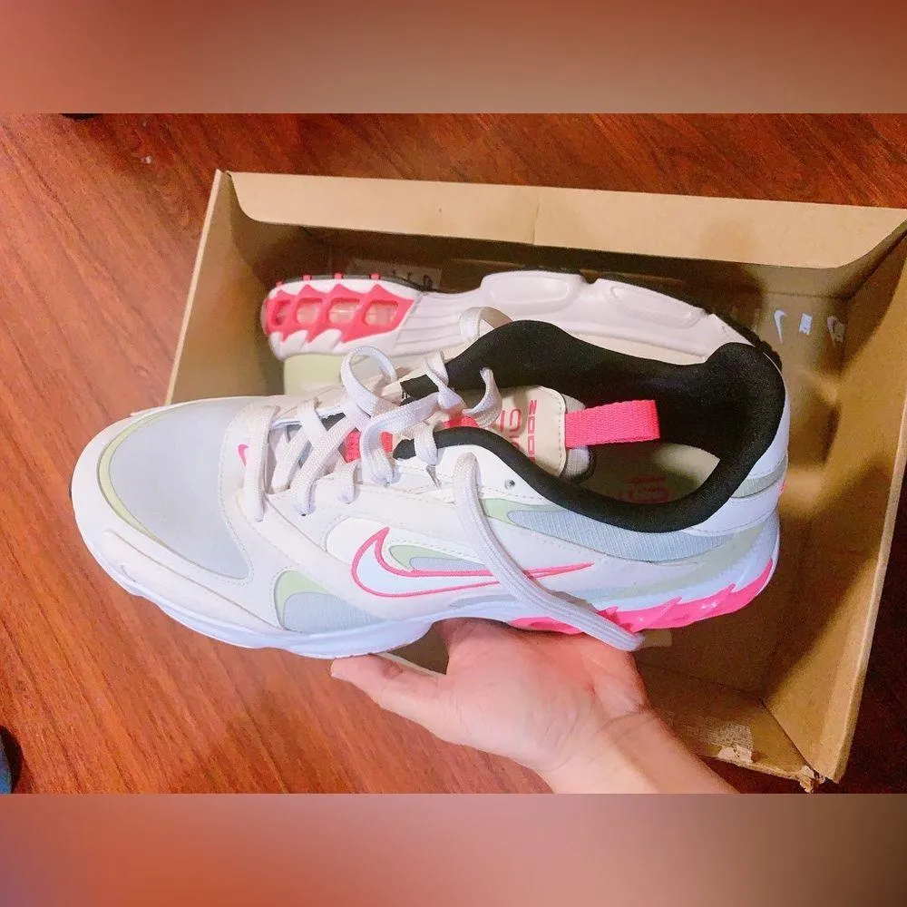 Zoom Air Fire W11.5 .M10 Light Silver Hyper Pink Running Shoes - Image 10