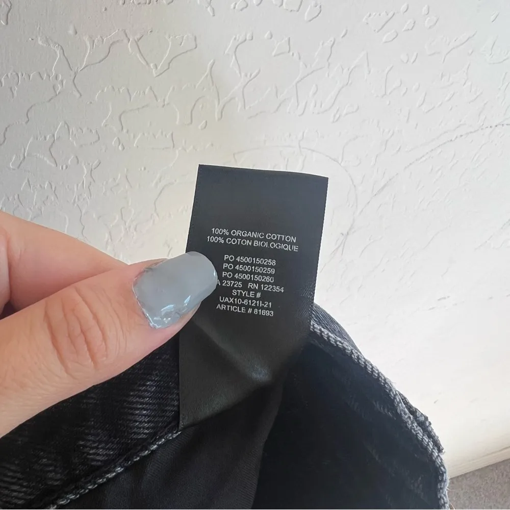 Denim Forum The Yoko Black Cutoff Short Size 25 - Image 7