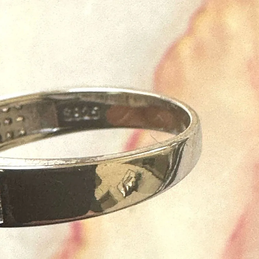 Silver rhinestone ring bundle of 2 - Image 4