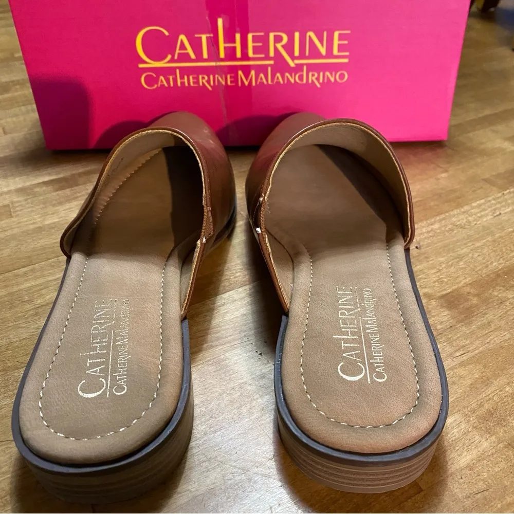 Catherine Malandrino Women's Brown Slip-On Shoes sz8.5 - Image 3