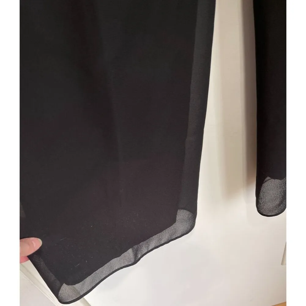 Vintage Sandra Darren Jeweled High Waisted Wide Leg Pants Womens Size 8 Cocktail - Image 7