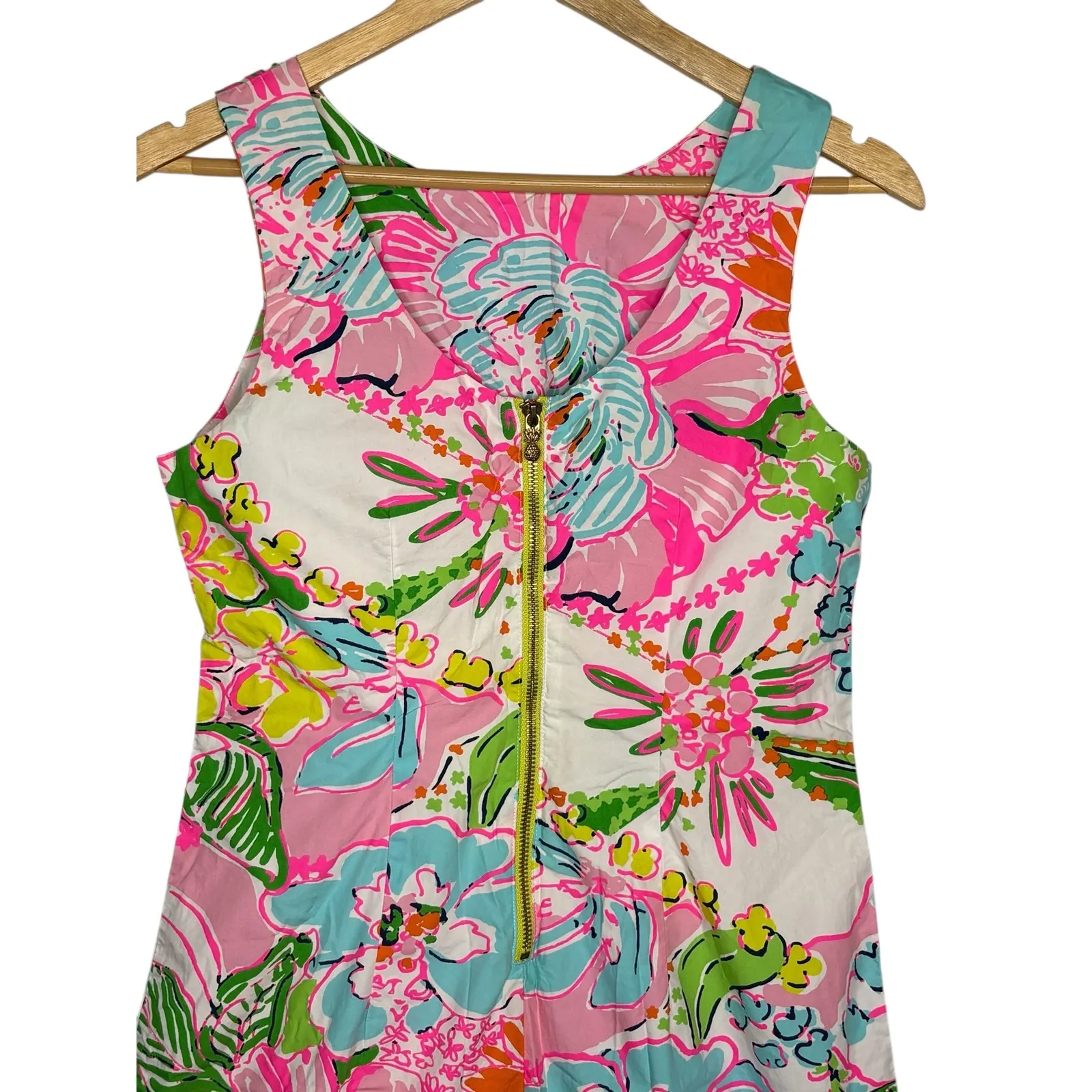 Lilly Pulitzer for Target 20th Anniversary Shift Dress Nosey Posey Floral Size 8 - Image 6