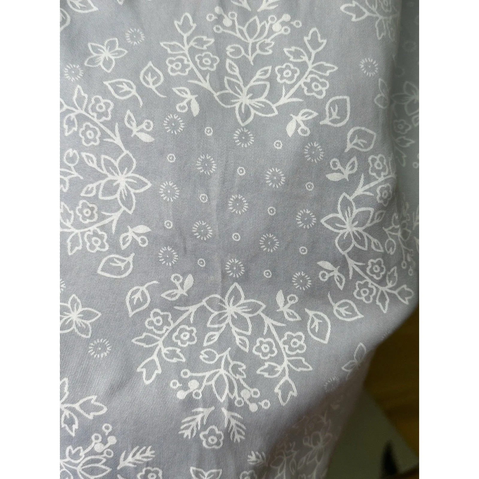 Marine Layer Carlin Floral Button Down Shirt Blue S EUC Cottage Boho Romantic - Image 15