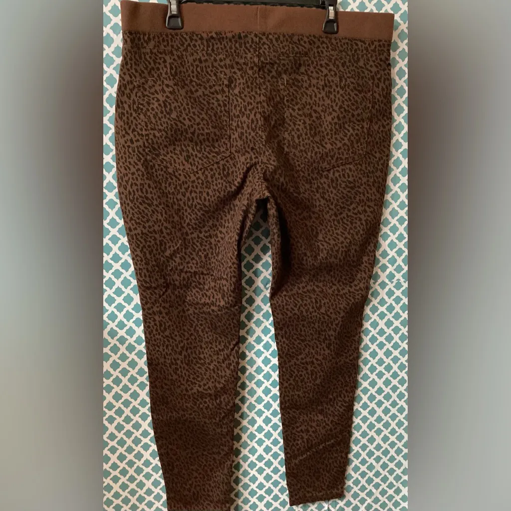 No Boundaries Womens Leggings Animal Print Brown Size XXL - Image 4