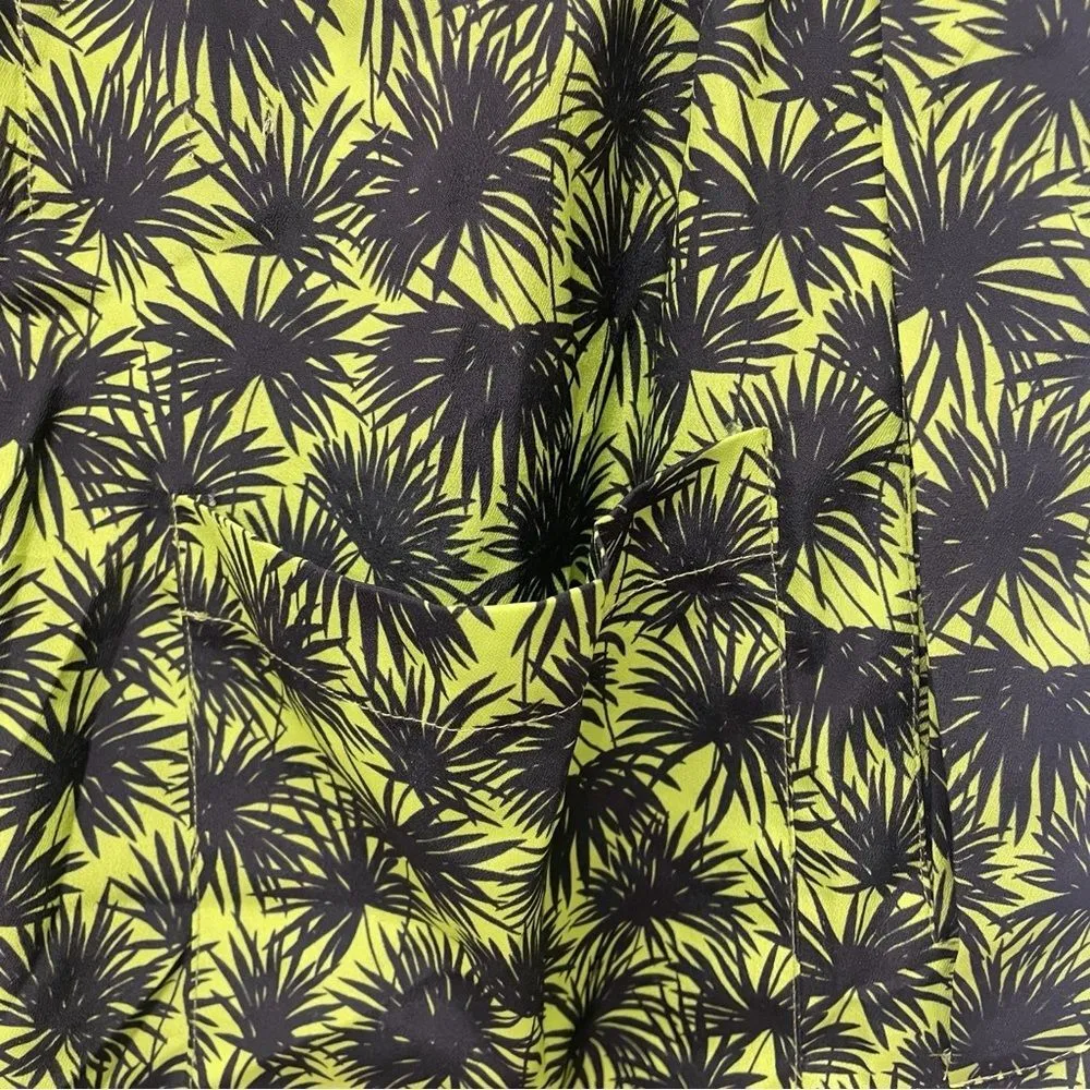 NWT Sandrine Rose x Free People The Havana Bush Pant Green & Black Size Small - Image 6