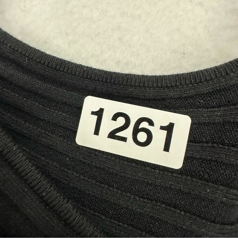 NWT Express One Shoulder Bodycon Midi Ribbed Dress Medium Black - Image 9