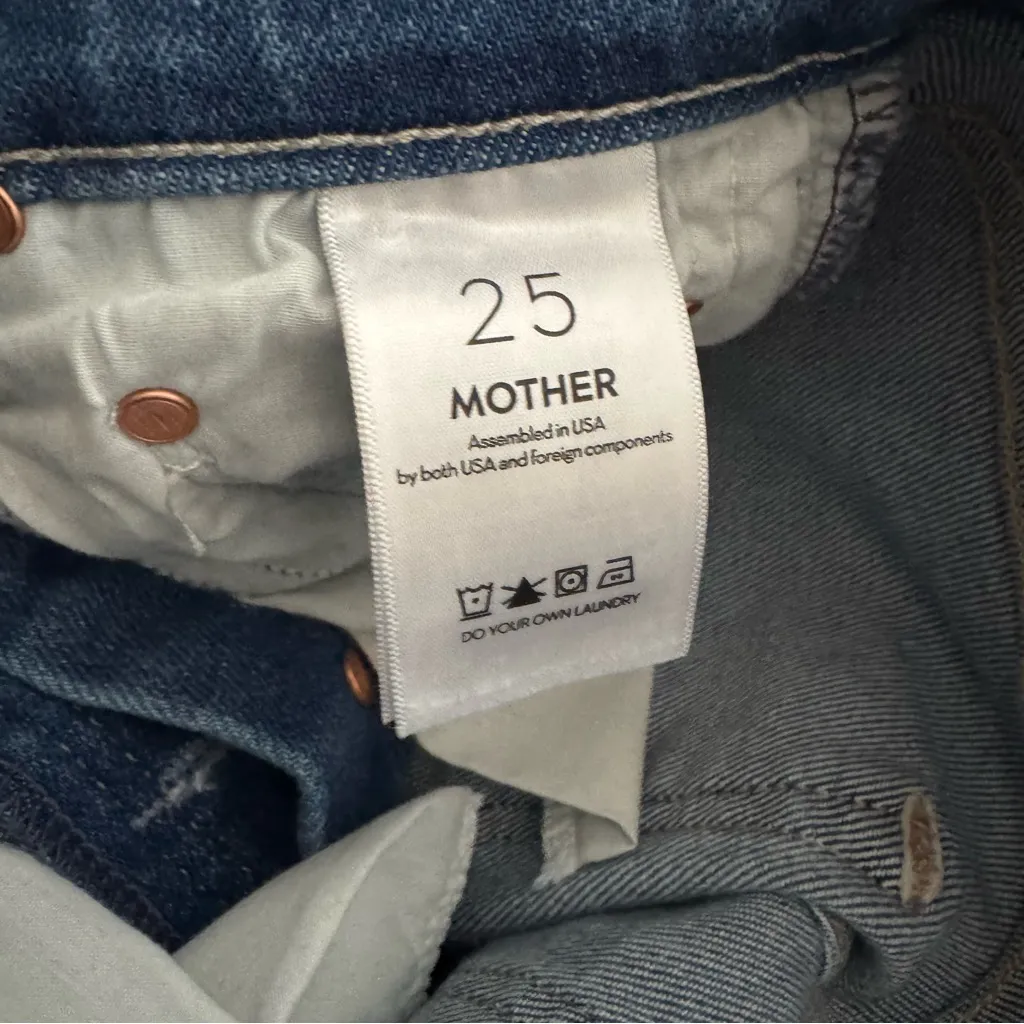 MOTHER The Tomcat Jeans In Layover Size 25 Blue - Image 10
