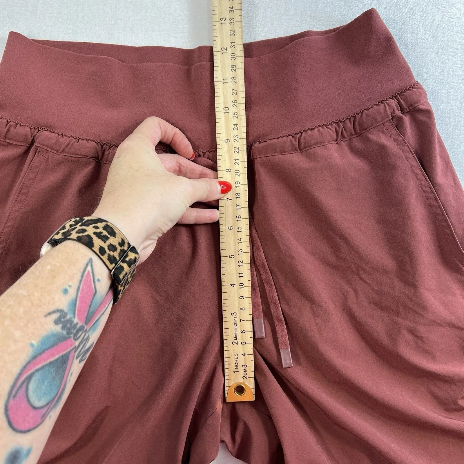 Athleta  Size 2 Attitude Lined Jogger Pants Outdoors Winter Hiking Ruched Warm - Image 11