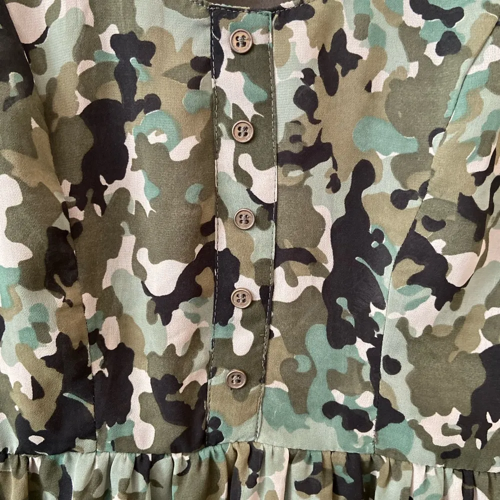 Band of Gypsies Camo Print Dress. Size Small. EUC - Image 3