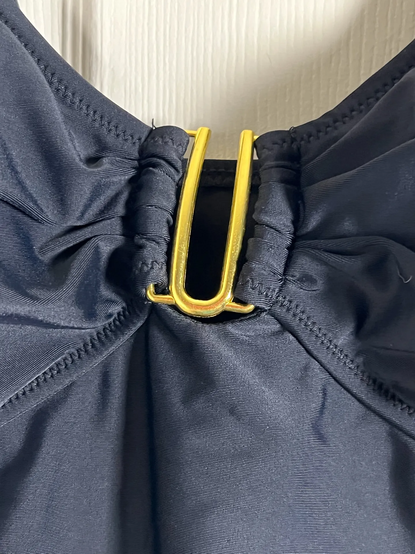 BMJL Tummy Control One Piece Swimsuit V Neck Black Bathing Suit Size XL NWT - Image 3