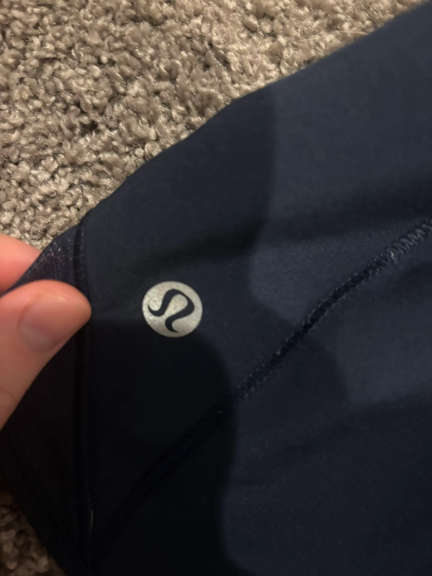 Lululemon Navy Blue High-Rise Hotty Hot Shorts 2.5” - Image 3