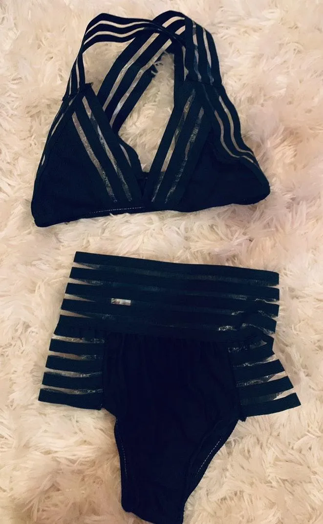 High Waisted Swim Suit - Image 2