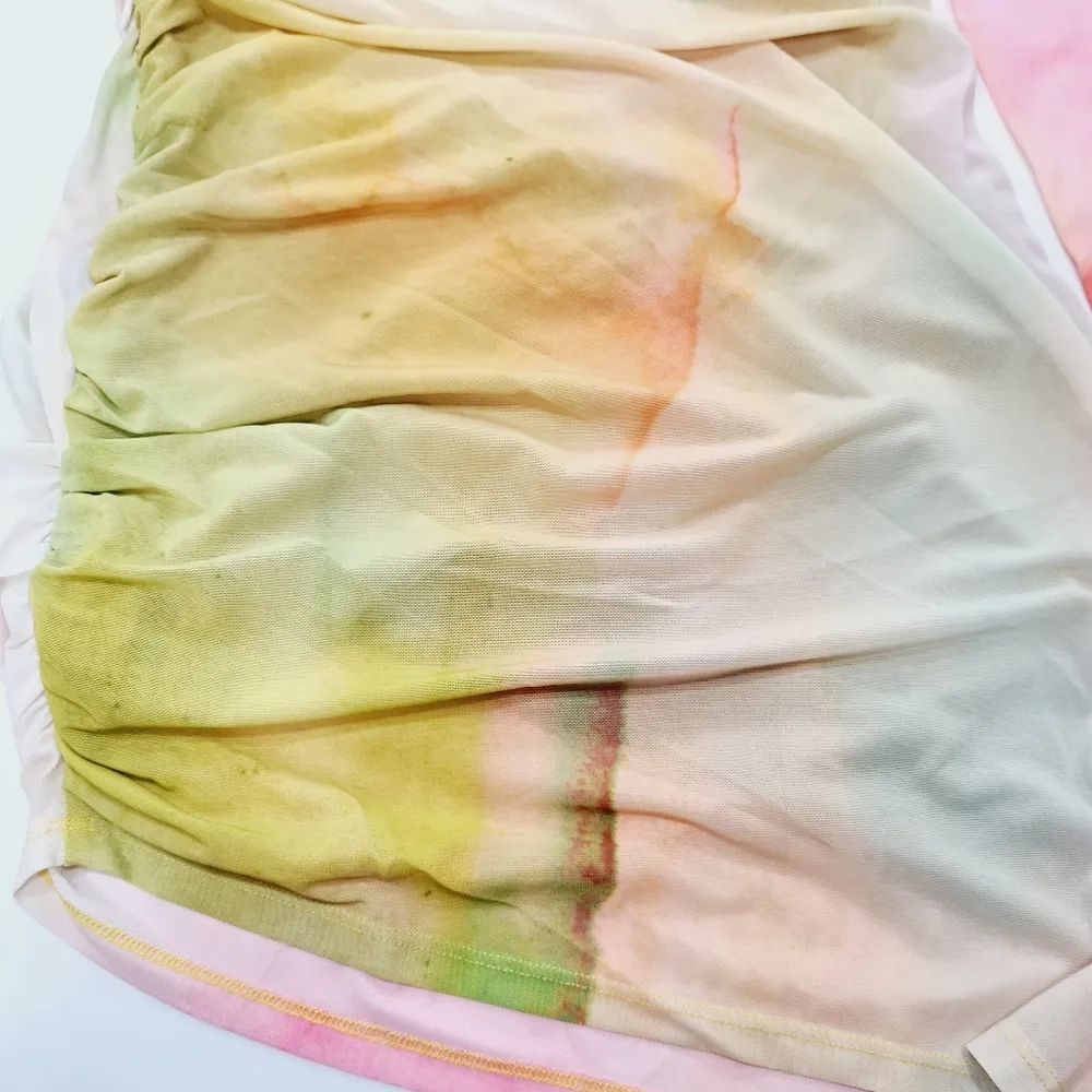 Michael Costello x REVOLVE Sedona Mini Dress in Watercolor Print - Image 10