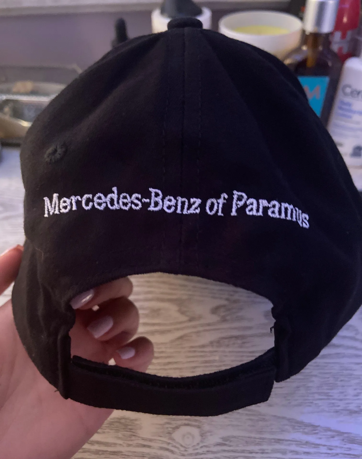 Mercedes Benz Baseball Hat Black - Image 2