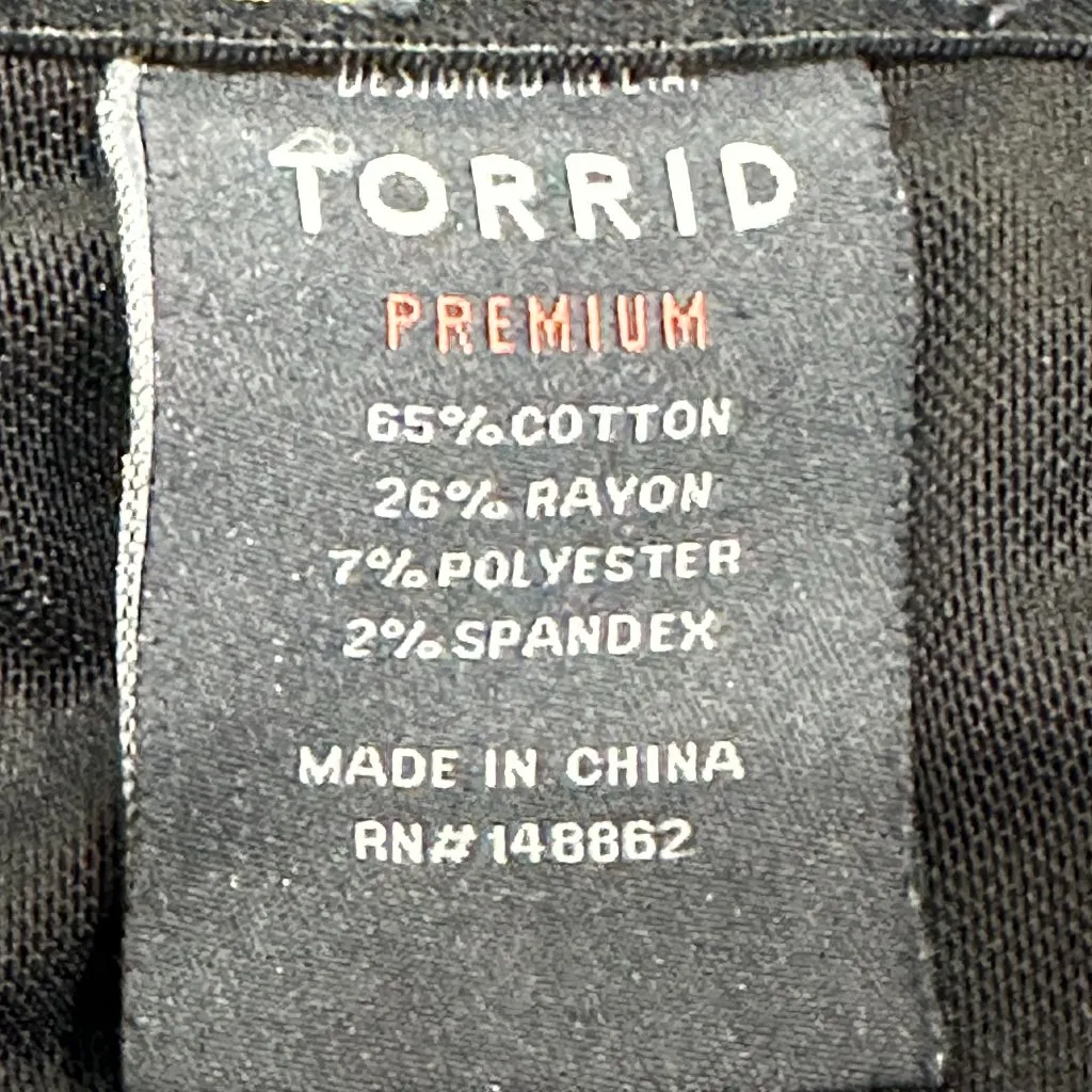 Torrid Premium Bombshell Skinny Denim Jeans Distressed Size‎ 18S - Image 7