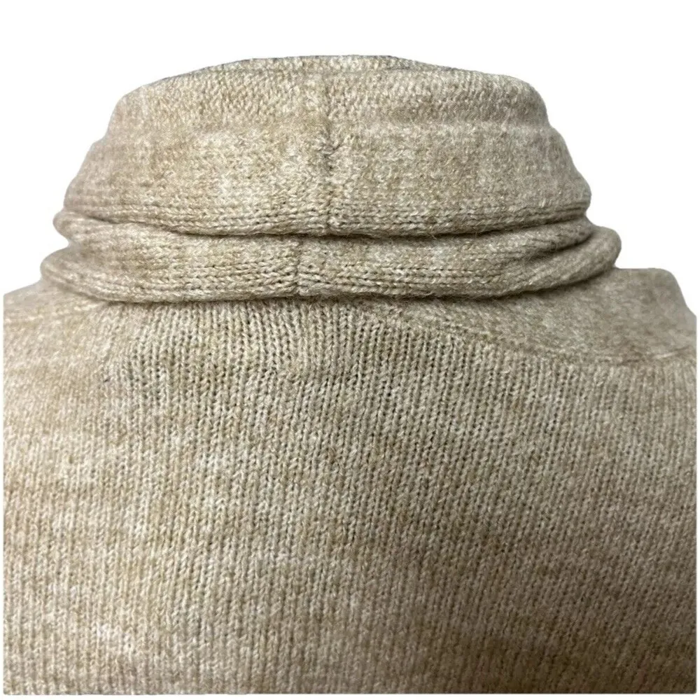 Democracy Women’s Ombré Cardigan Heather Oatmeal Charcoal Size Large 10-12 New! - Image 4