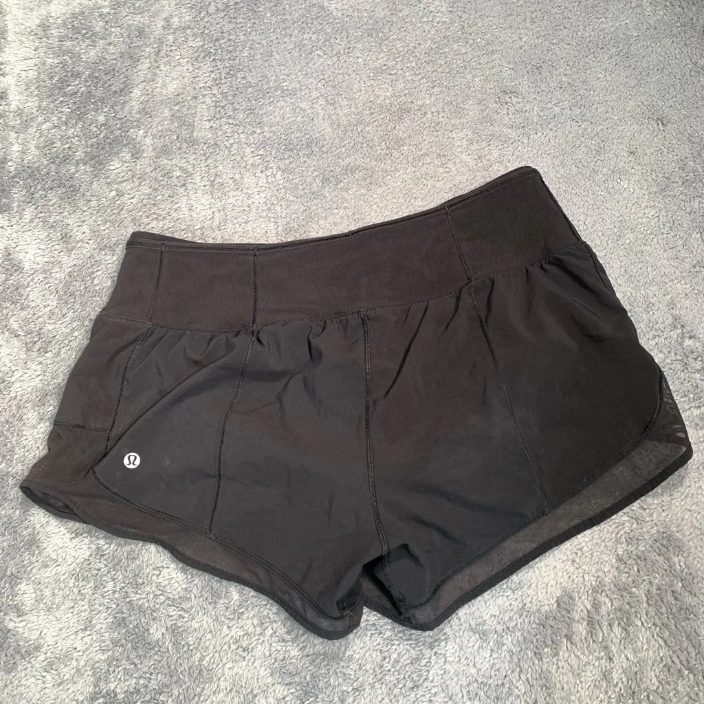 Lululemon Athletica Black Athletic Shorts 8 - Image 6