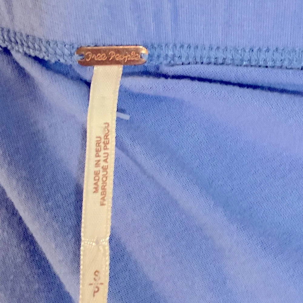 Free People Lavender Cutout Long Sleeve Blouse - Image 6