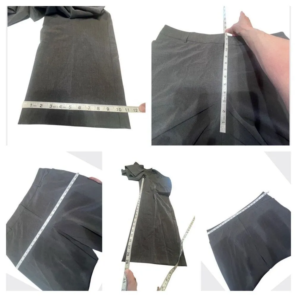 Fashion Bug Secret Slimmer Staright Leg Gray Pants Sz 22W Petite NWT - Image 8