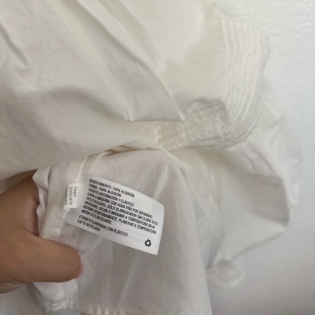 NWT LoveShackFancy x Target Penelope Tiered Ruffled Dress in White 3X - Image 6