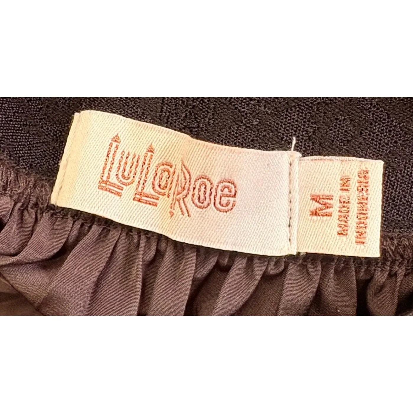 LuLaRoe Women's Pleated Skirt Bronze Metallic Party Holiday Cocktail‎ M - Image 4