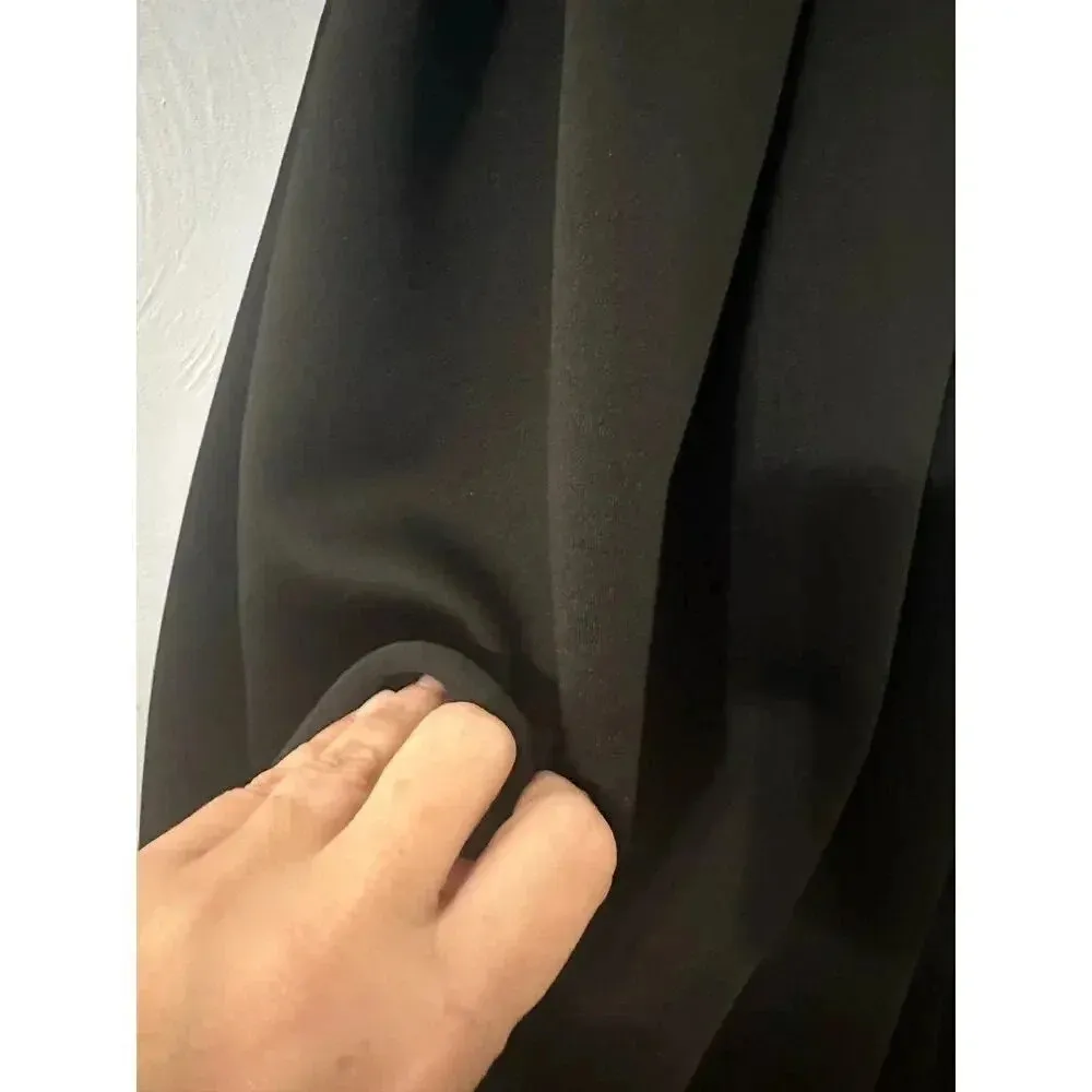 ASOS Fit Flare Little Black Dress Size 4 Dressy Classic Classy - Image 3