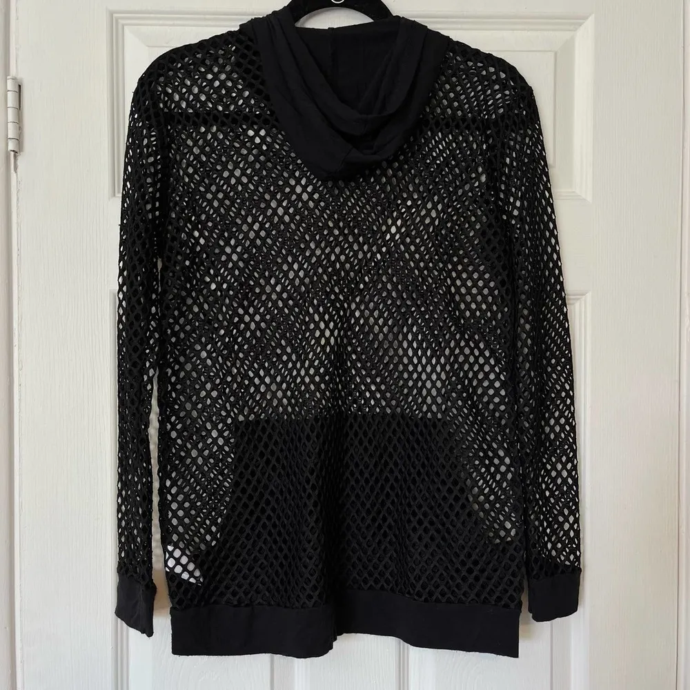 Rock <3 Rose Couture Fishnet Hoodie - Size S - Image 60