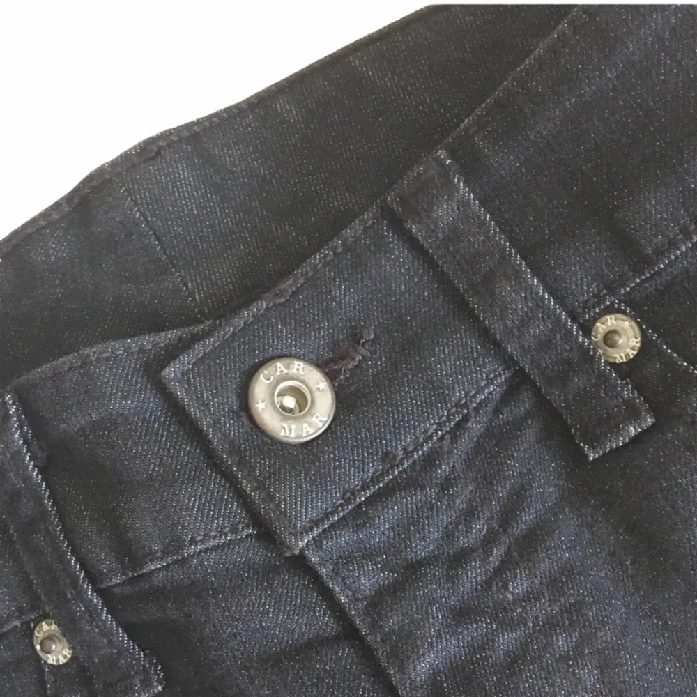 new LF Carmar ★ Stovepipe Stud Skinny Jeans ★ Deep Dark Blue ★ Size 24 ★ So Hot - Image 5